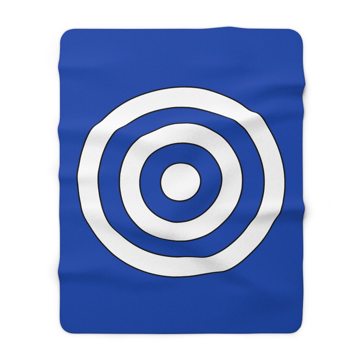 El Salvador Retro Target Blanket Throw