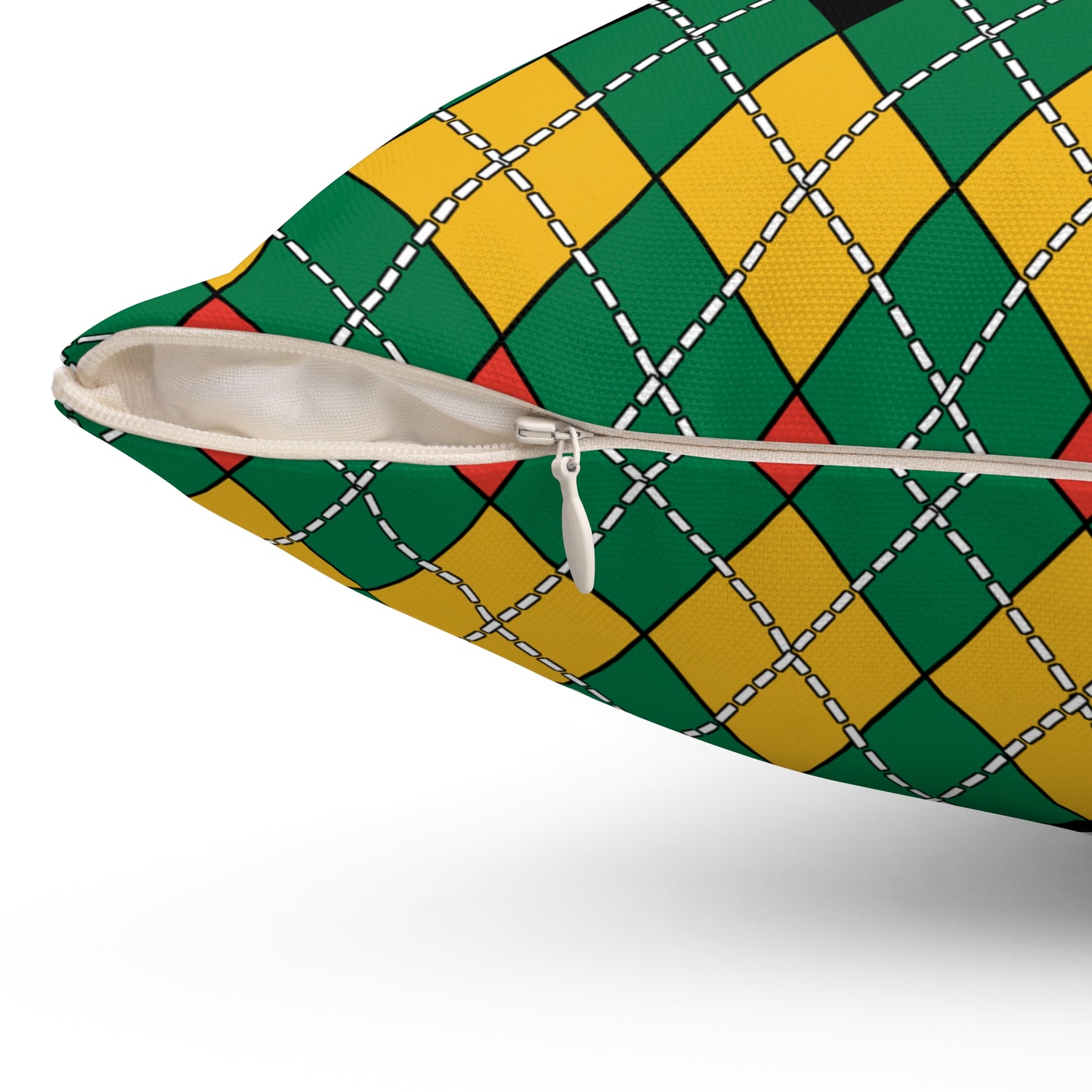 South Africa Retro Argyle Cushion Pillow