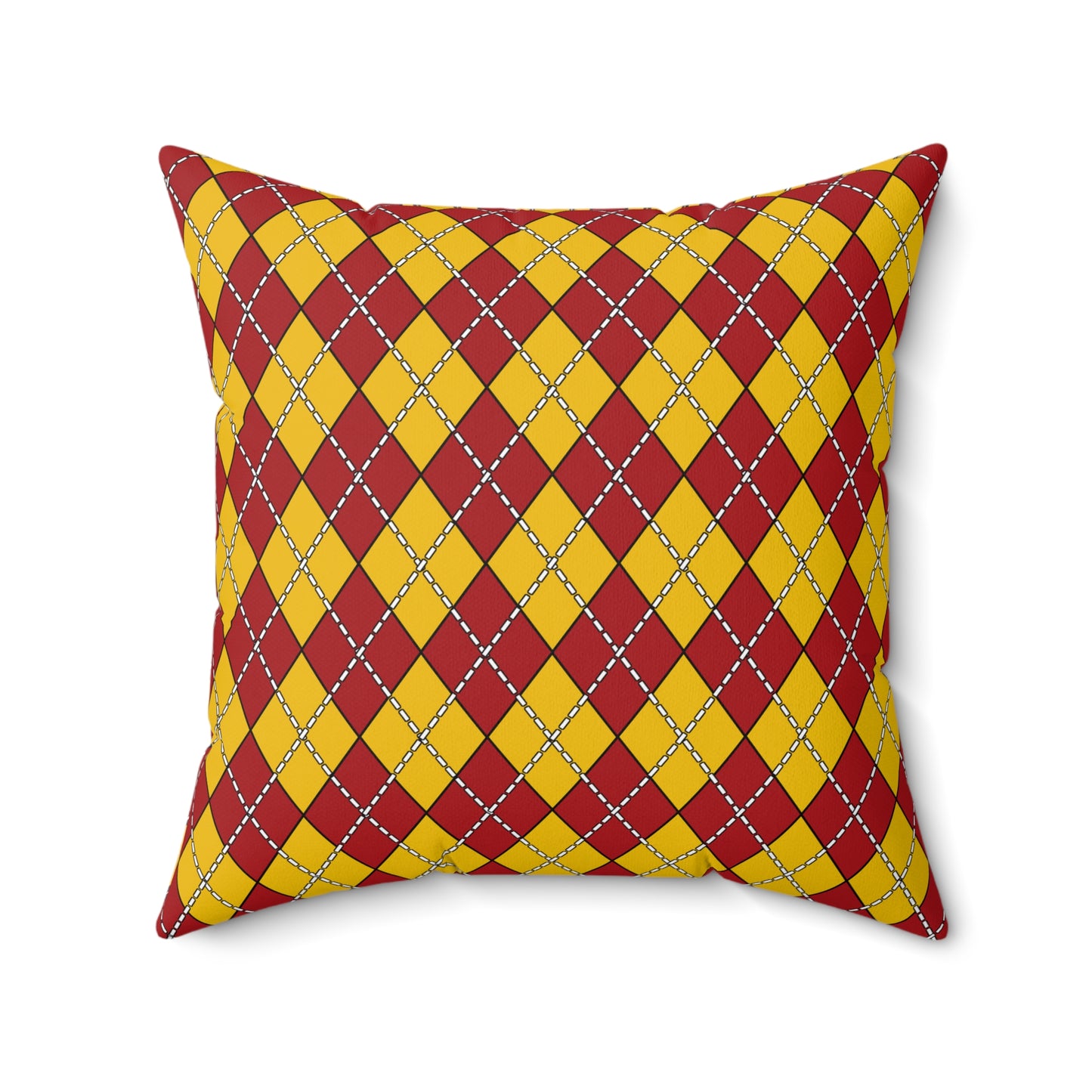 Spain Retro Argyle Cushion Pillow