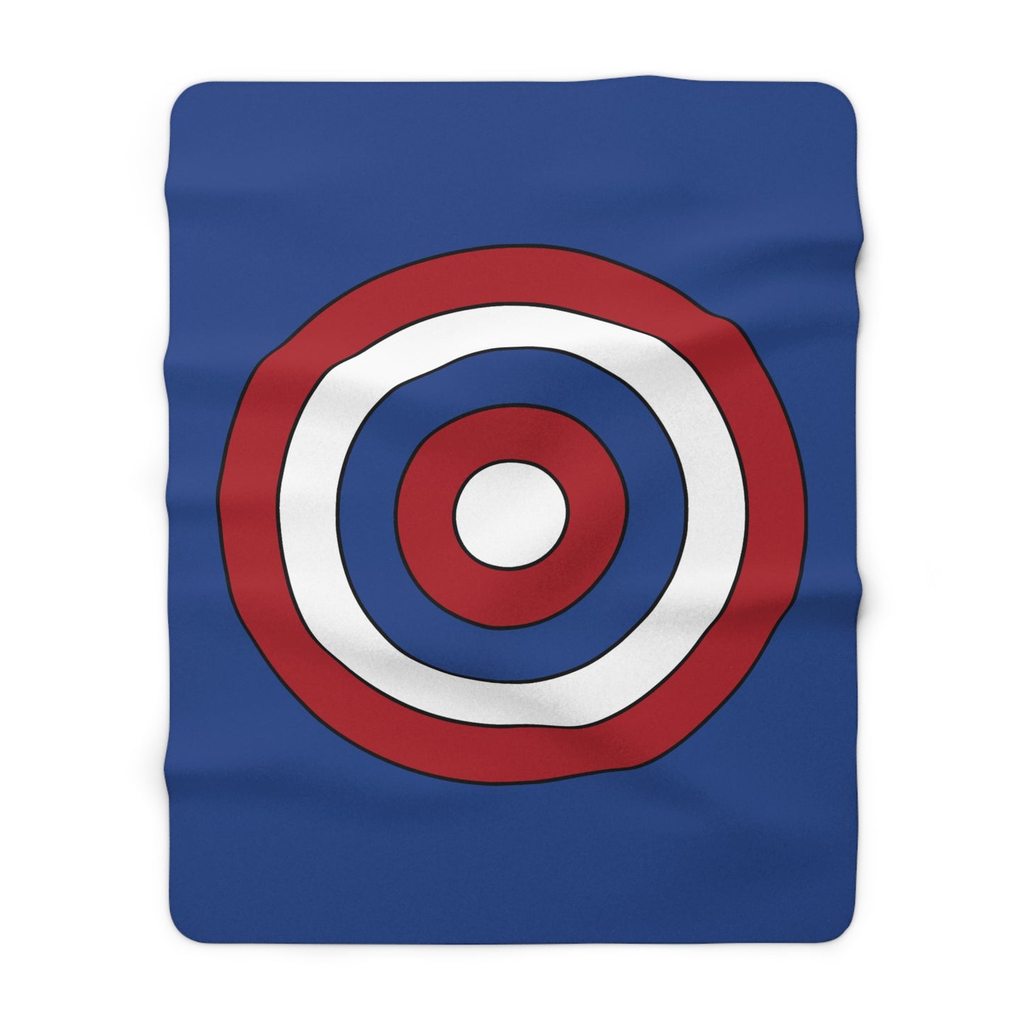 Netherlands Retro Target Blanket Throw
