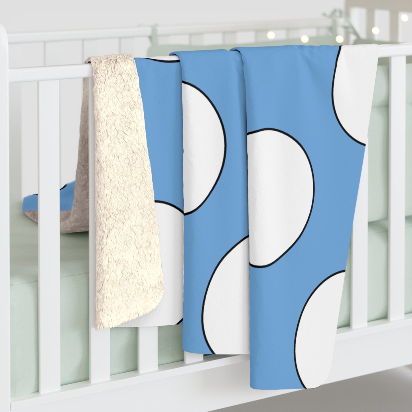Argentina Retro Polka Dots Blanket Throw