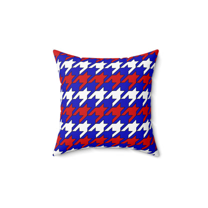 Slovenia Retro Houndstooth Cushion Pillow