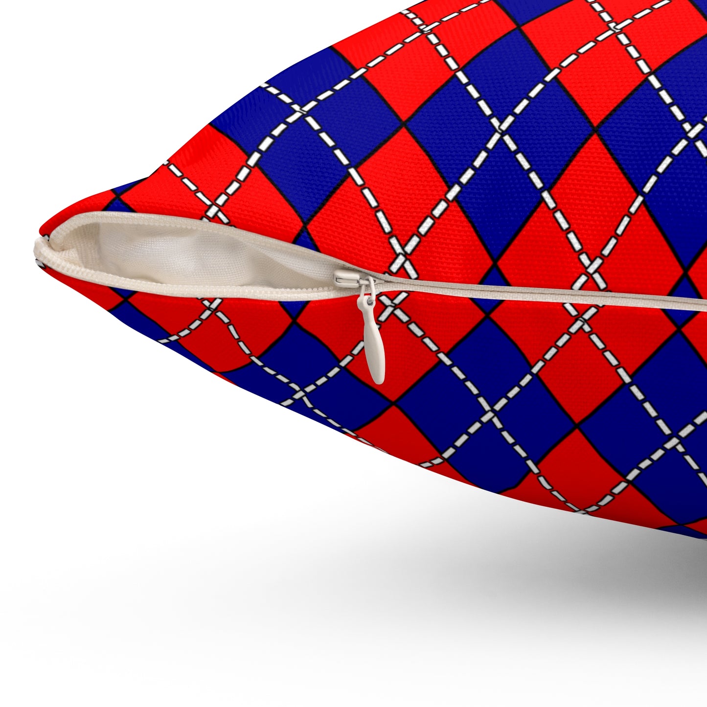 Taiwan Retro Argyle Cushion Pillow