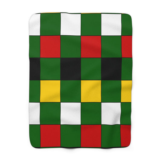 Zimbabwe Retro Check Blanket Throw