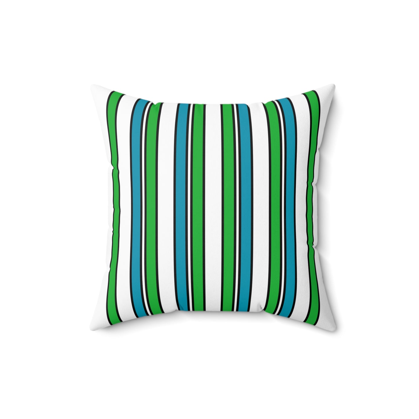 Uzbekistan Retro Stripes Cushion Pillow
