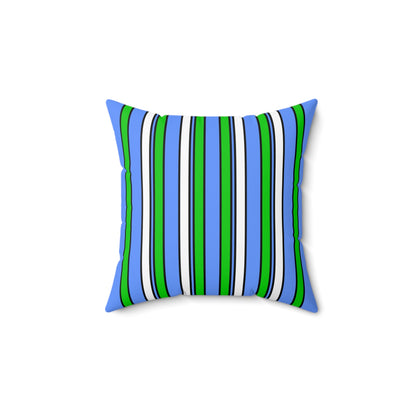 Djibouti Retro Stripes Cushion Pillow
