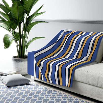 Marshall Islands Retro Stripes Blanket Throw