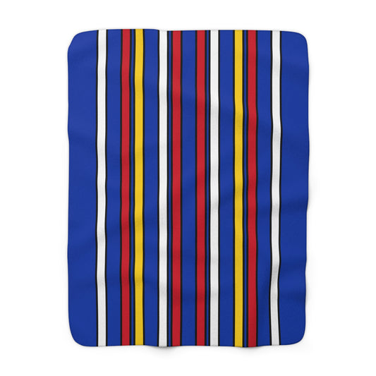 Philippines Retro Stripes Blanket Throw