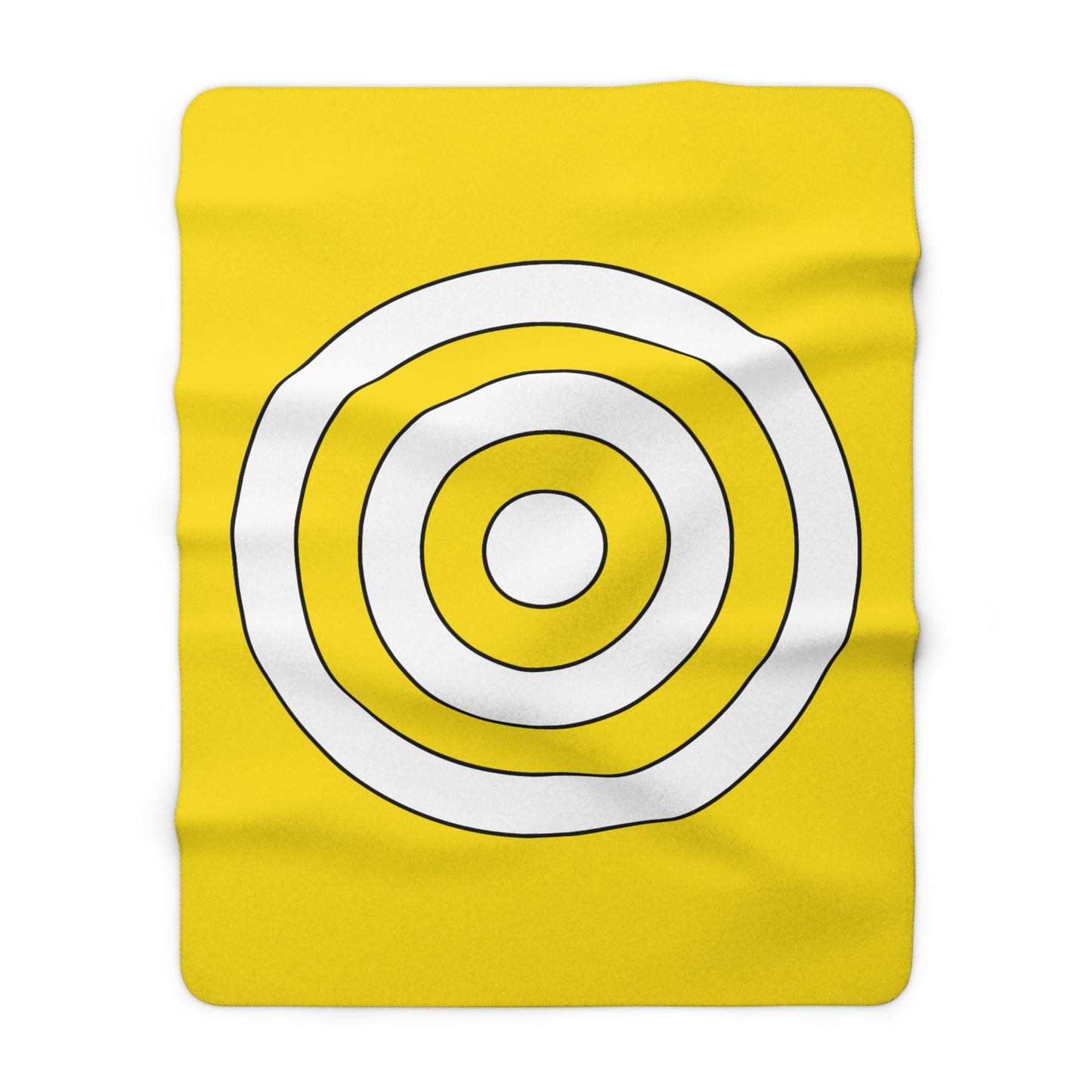 Vatican City Retro Target Blanket Throw