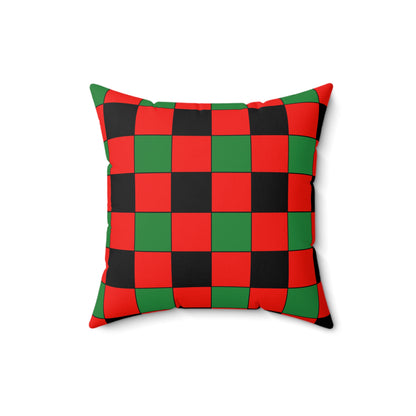 Malawi Retro Check Cushion Pillow