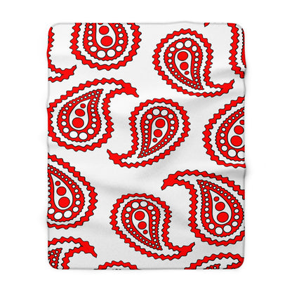 Georgia Retro Paisley Blanket Throw