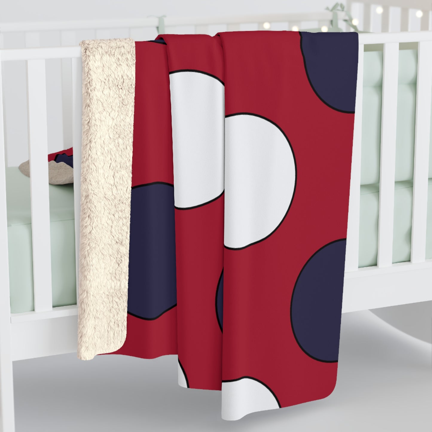 Thailand Retro Polka Dots Blanket Throw