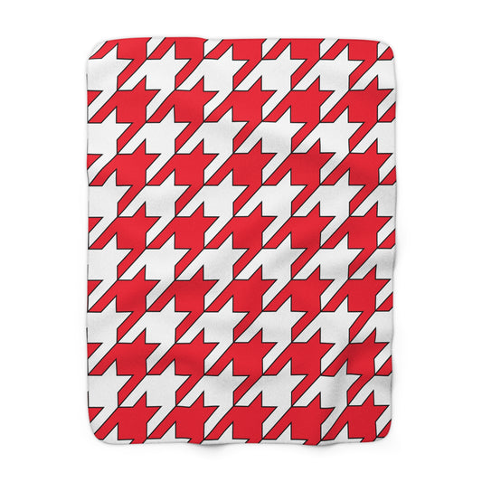 Monaco Retro Houndstooth Blanket Throw