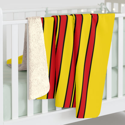 Catalonia Retro Stripes Blanket Throw
