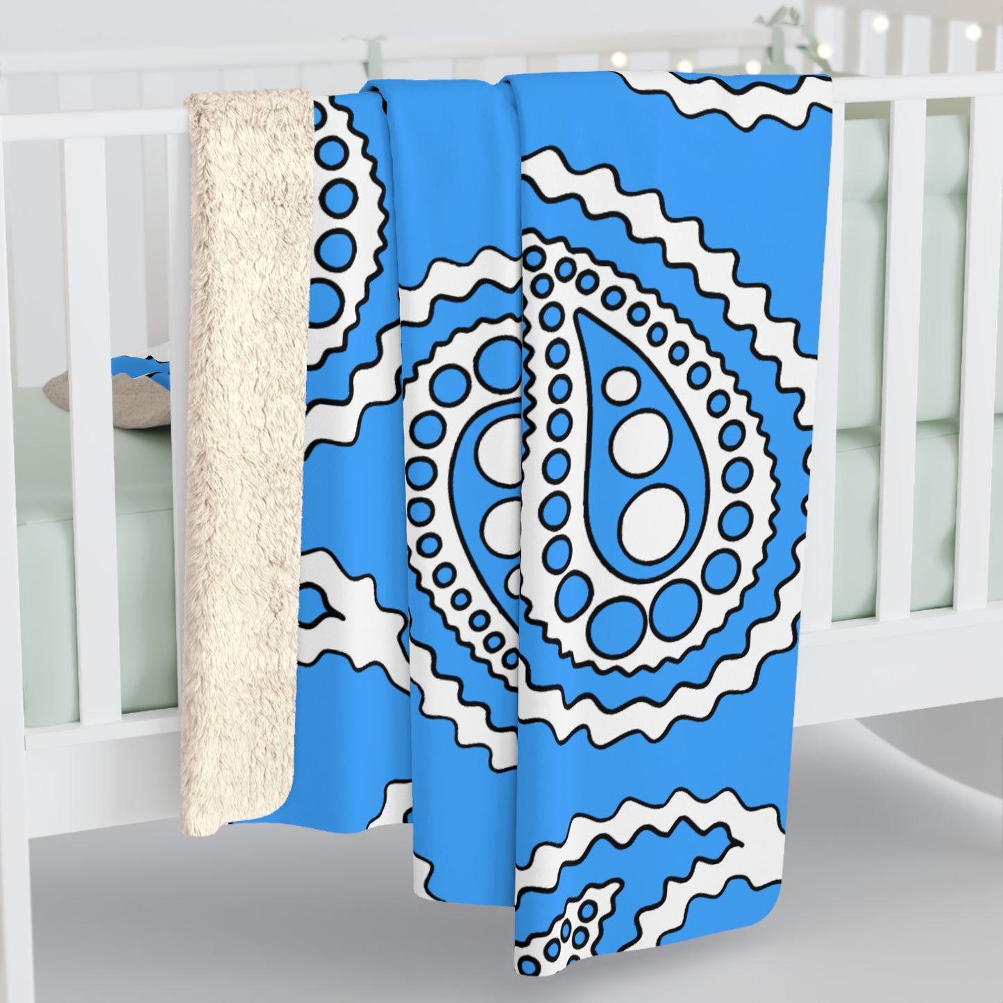 Somalia Retro Paisley Blanket Throw