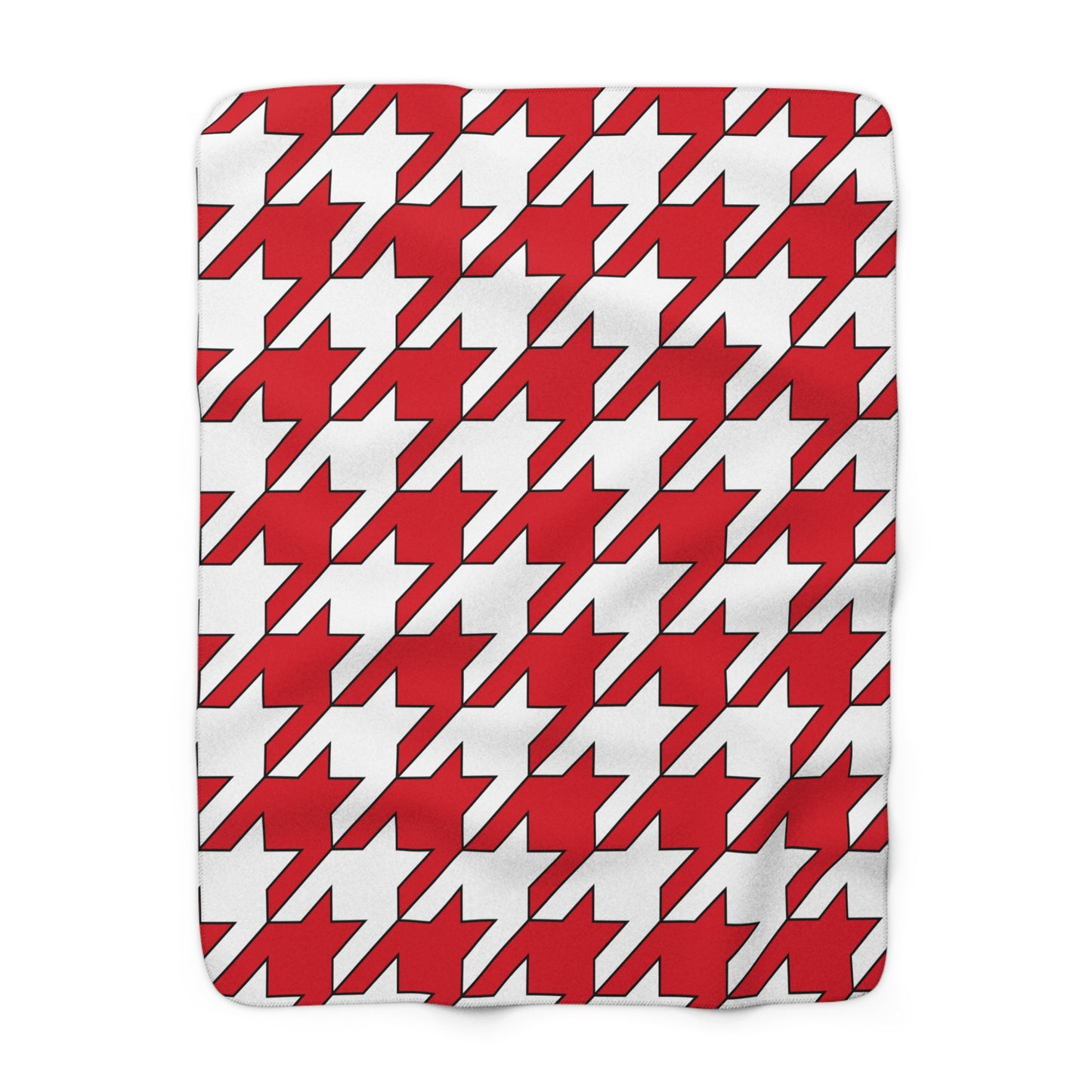 Peru Retro Houndstooth Blanket Throw