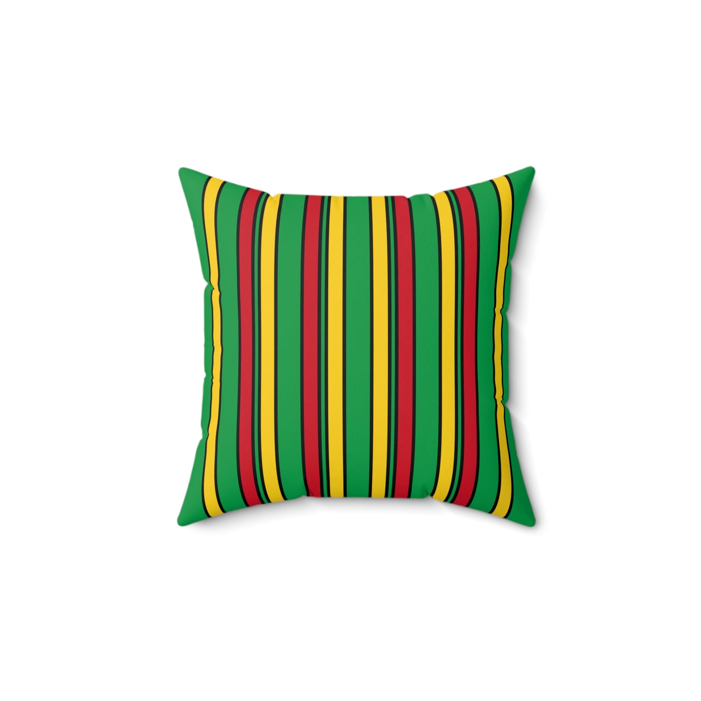 Guinea Bissau Retro Stripes Cushion Pillow