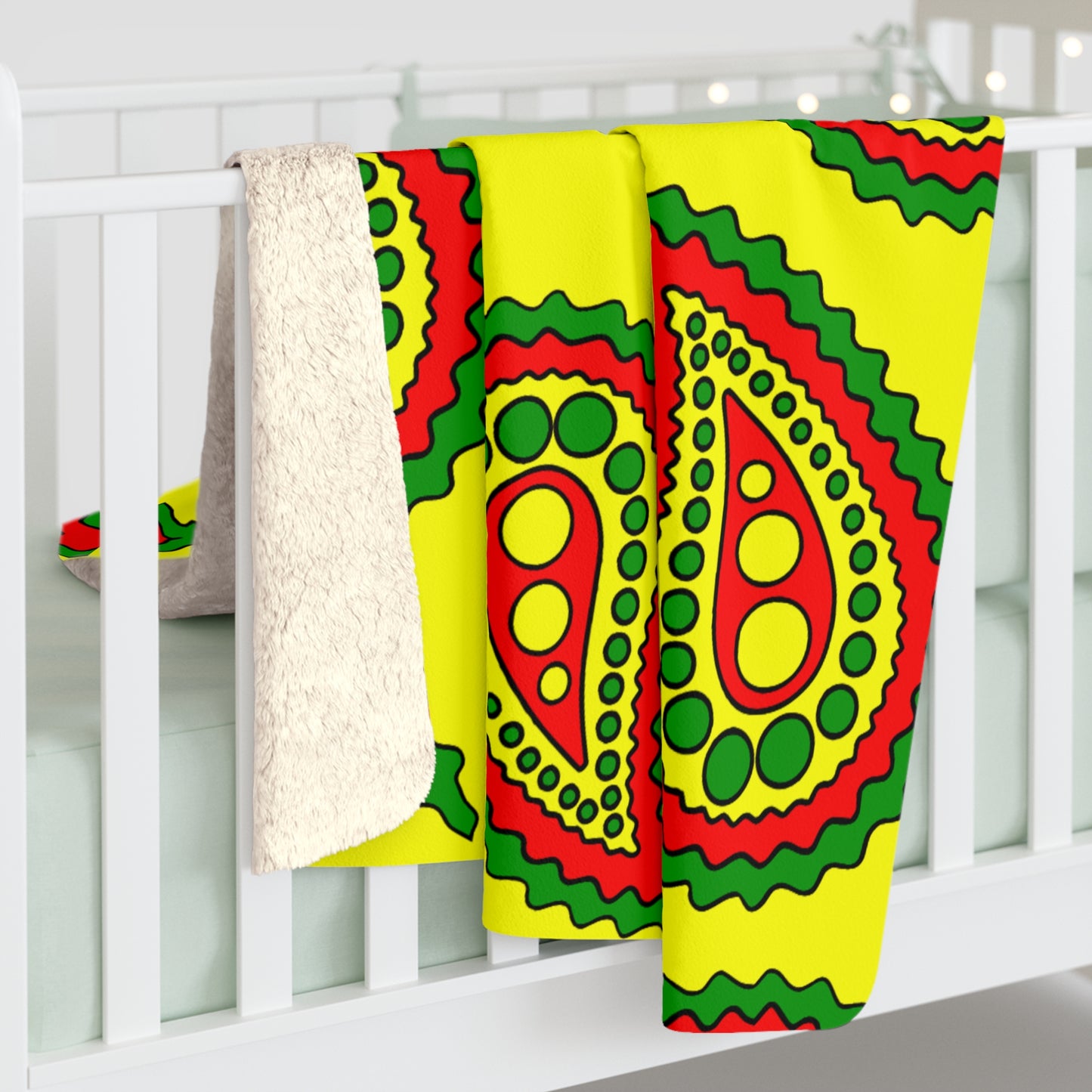Mali Retro Paisley Blanket Throw