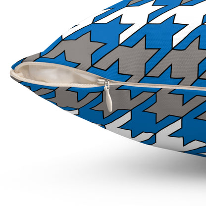 Northern Mariana Islands Retro Houndstooth Cushion Pillow