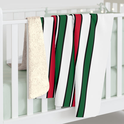 Algeria Retro Stripes Blanket Throw