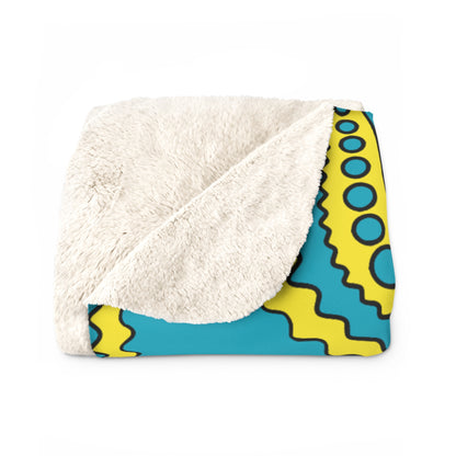 Kazakhstan Retro Paisley Blanket Throw