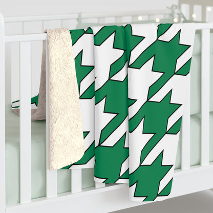 Nigeria Retro Houndstooth Blanket Throw