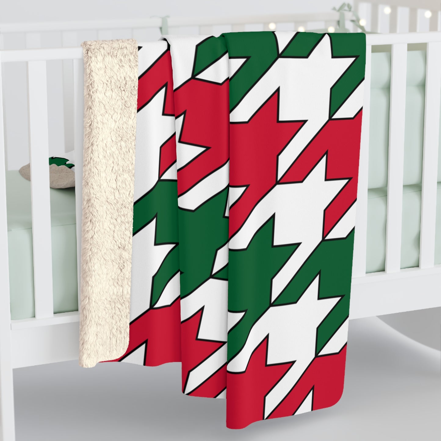 Algeria Retro Houndstooth Blanket Throw