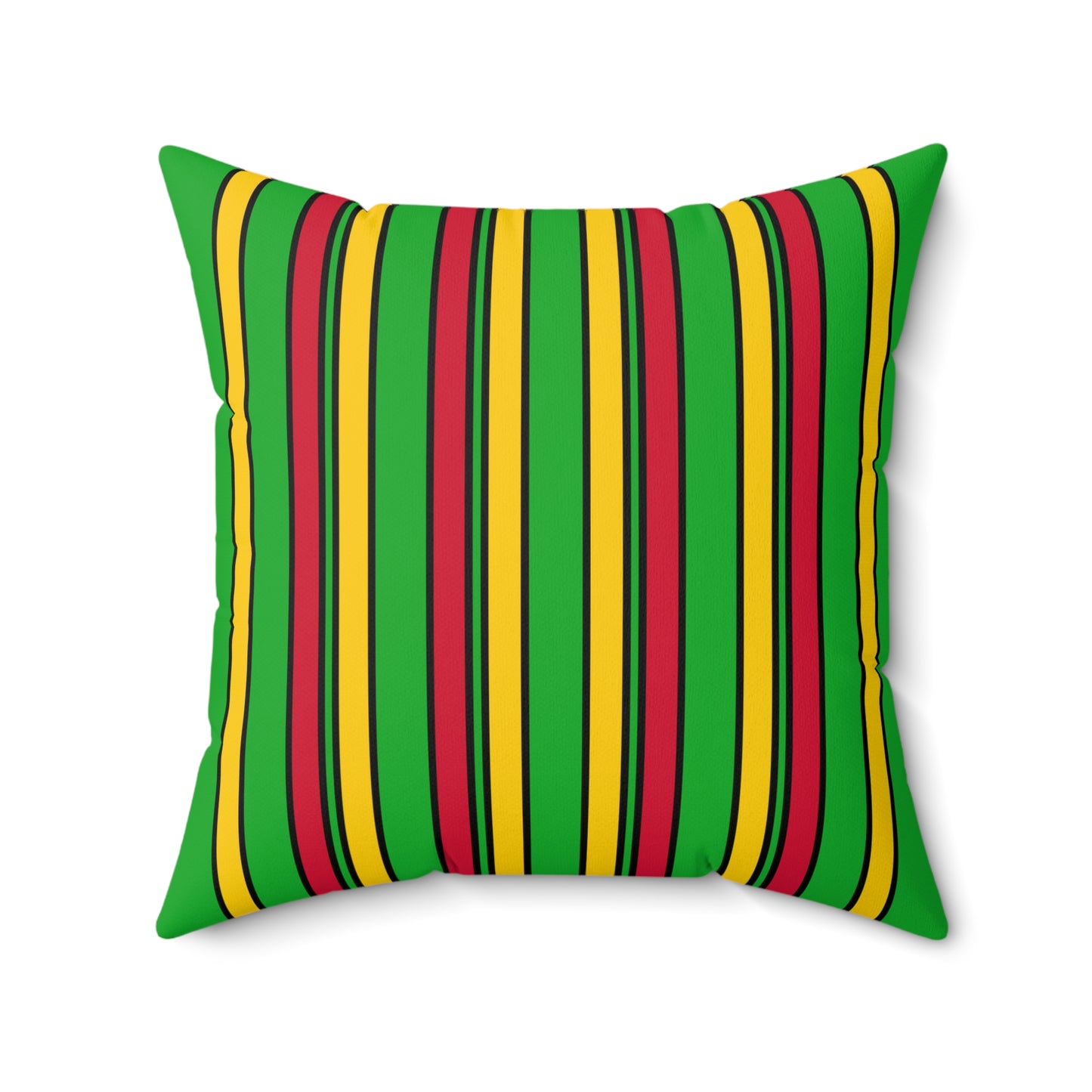 Sao Tome And Principe Retro Stripes Cushion Pillow