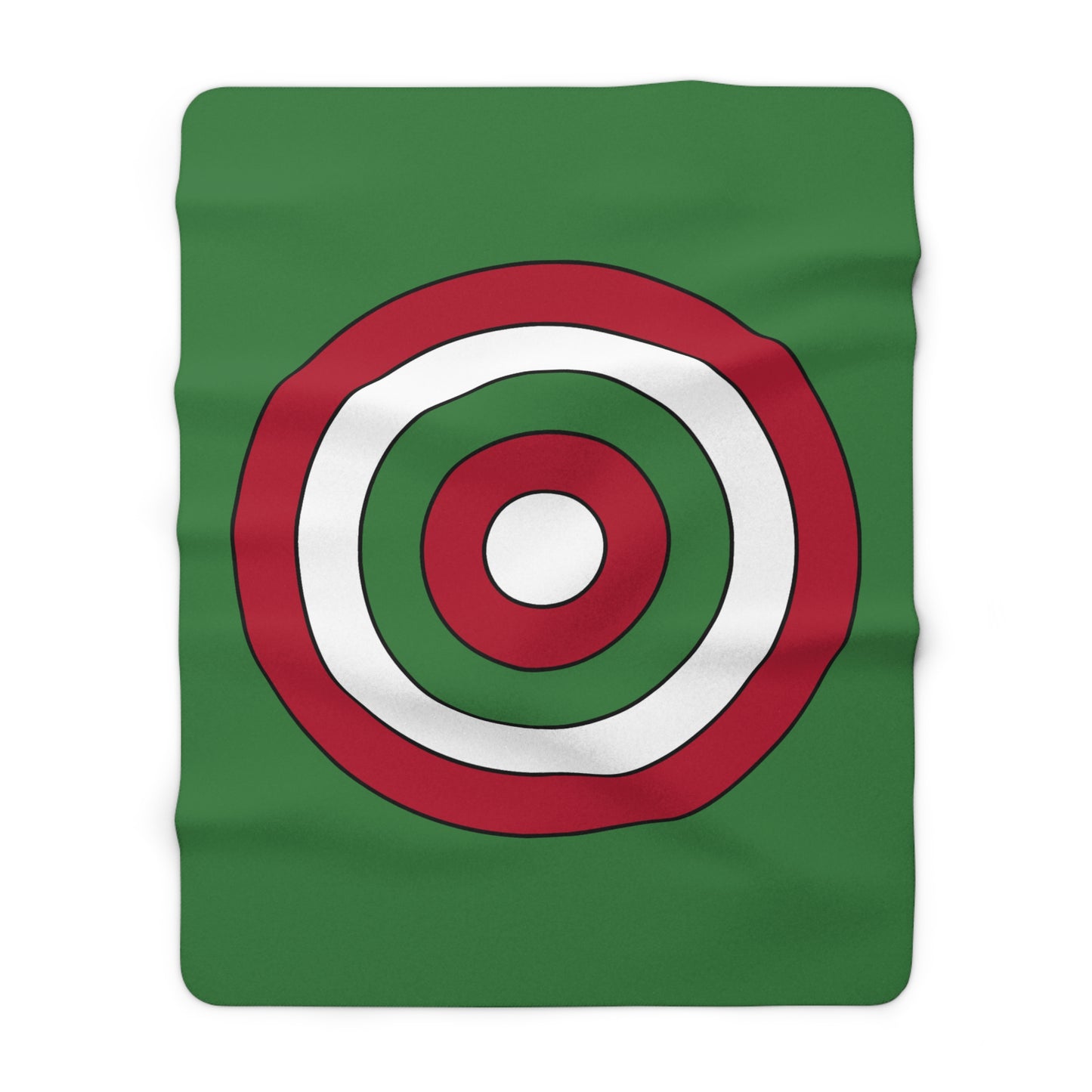 Suriname Retro Target Blanket Throw