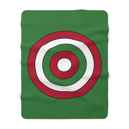 Suriname Retro Target Blanket Throw