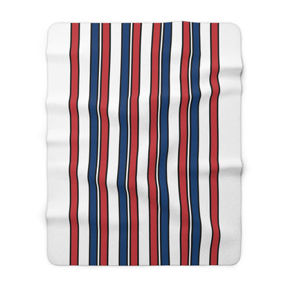 Serbia Retro Stripes Blanket Throw