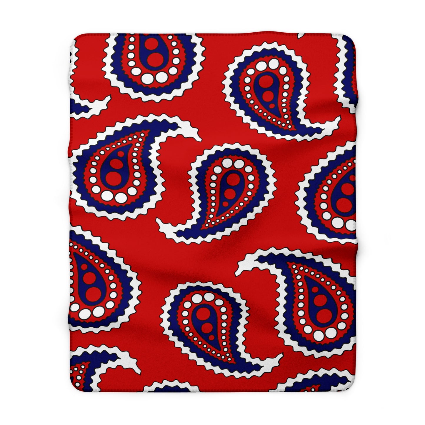 Liberia Retro Paisley Blanket Throw