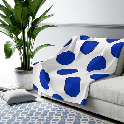 Israel Retro Polka Dots Blanket Throw