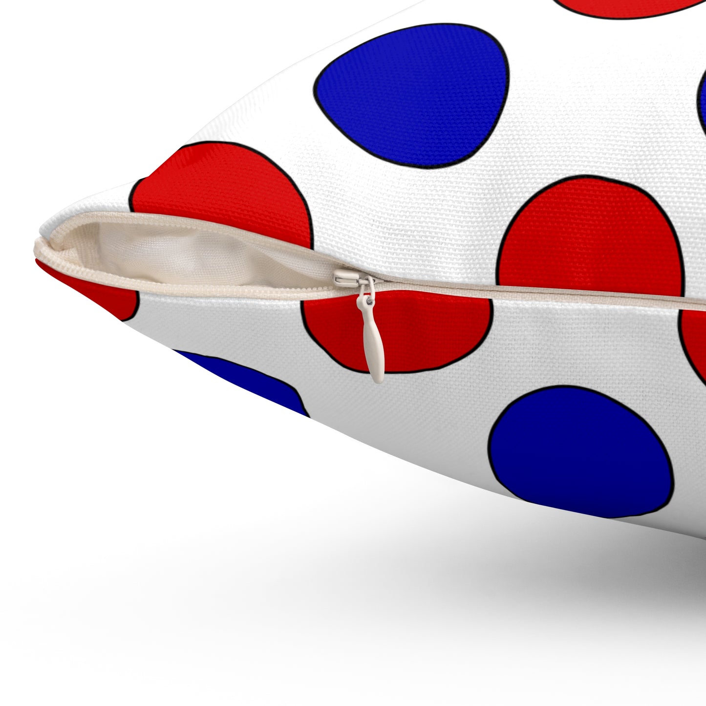 Costa Rica Retro Polka Dots Cushion Pillow