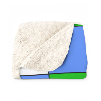 Djibouti Retro Check Blanket Throw