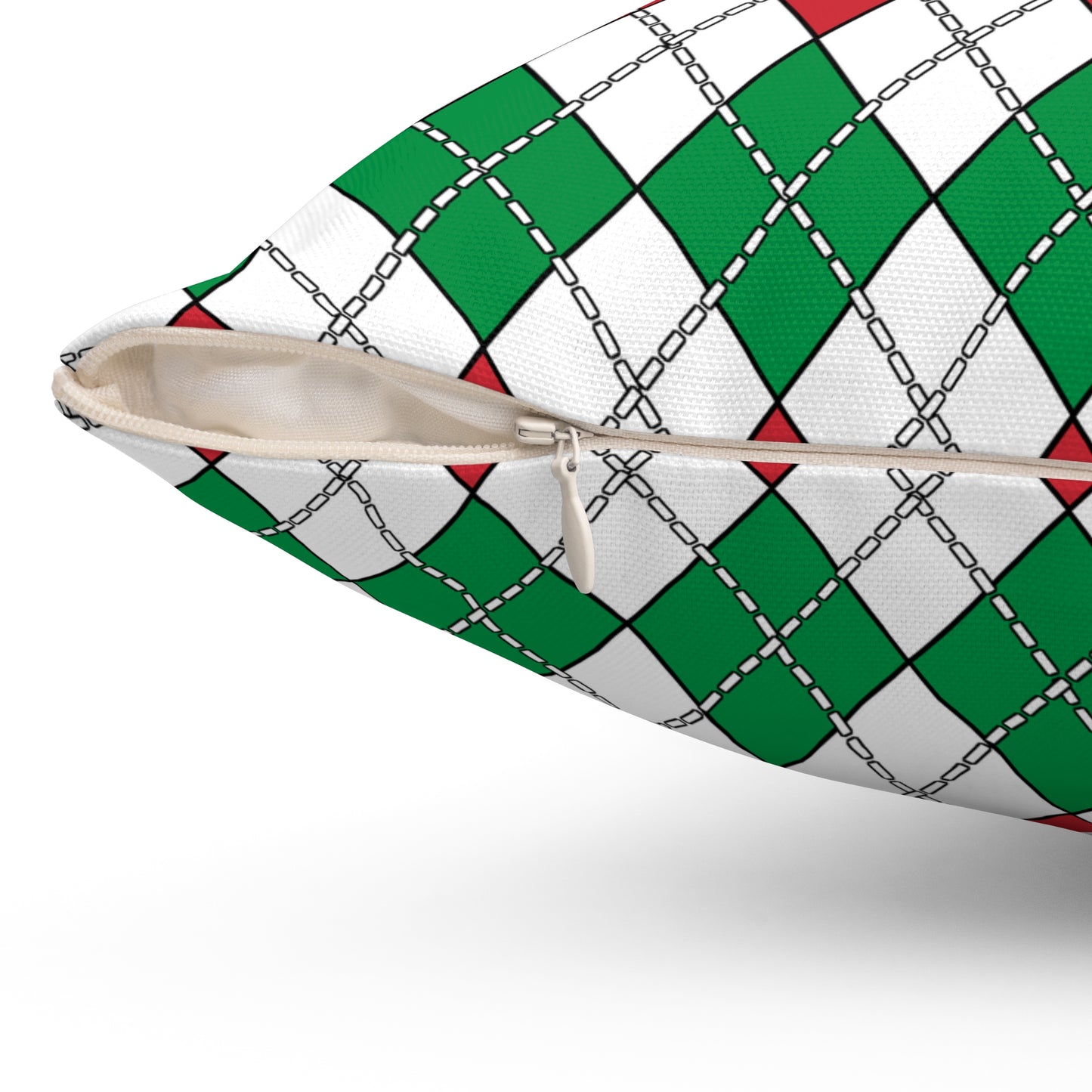 Italy Retro Argyle Cushion Pillow