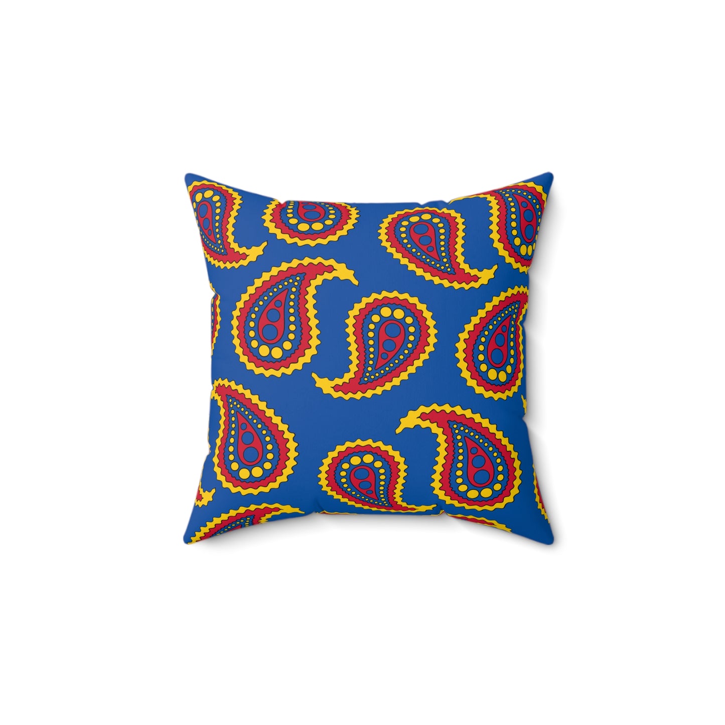 Aland Islands Retro Paisley Cushion Pillow