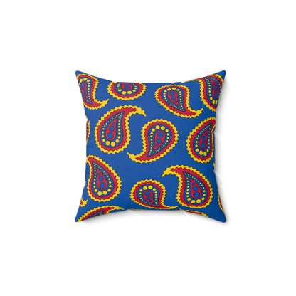 Aland Islands Retro Paisley Cushion Pillow