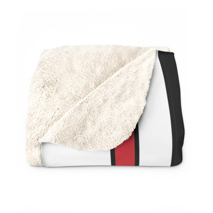 Republic Of Korea Retro Stripes Blanket Throw