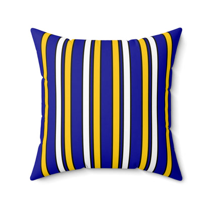 Bosnia And Herzegovina Retro Stripes Cushion Pillow