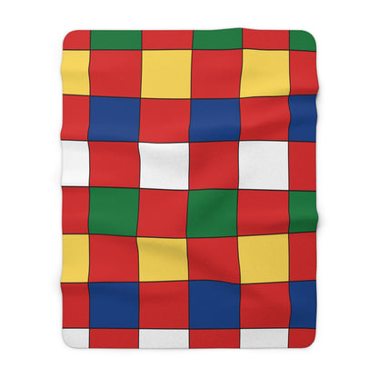 Seychelles Retro Check Blanket Throw