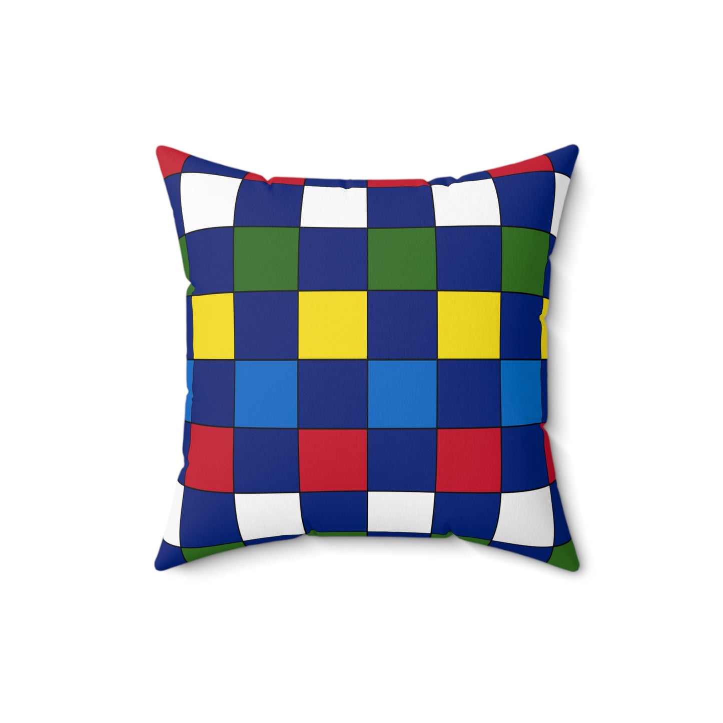 Pitcairn Retro Check Cushion Pillow