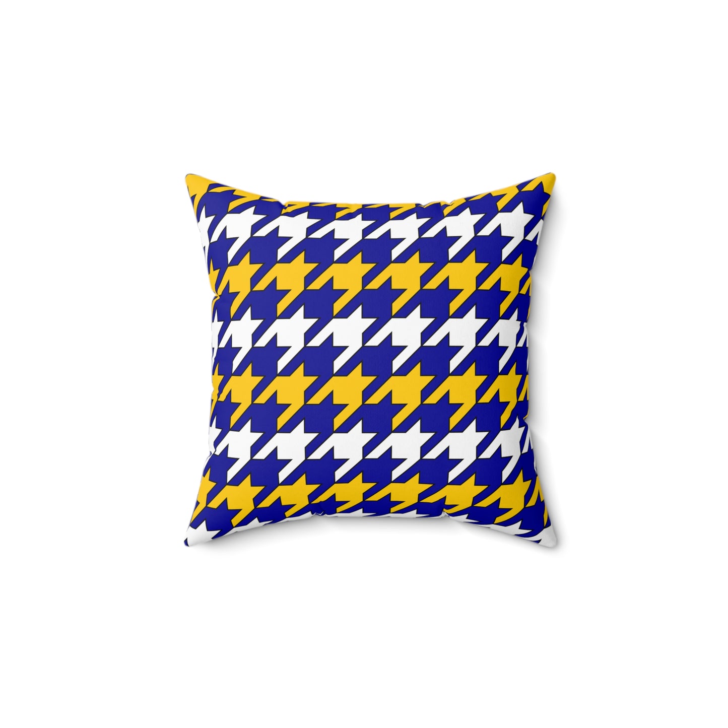 Bosnia And Herzegovina Retro Houndstooth Cushion Pillow