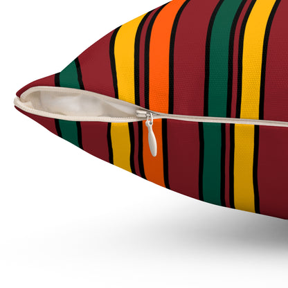 Sri Lanka Retro Stripes Cushion Pillow