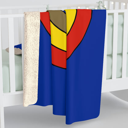 Moldova Retro Target Blanket Throw