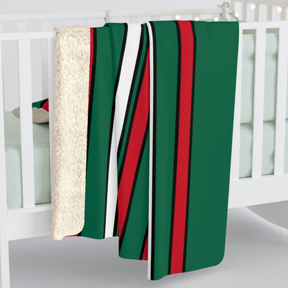 Mexico Retro Stripes Blanket Throw