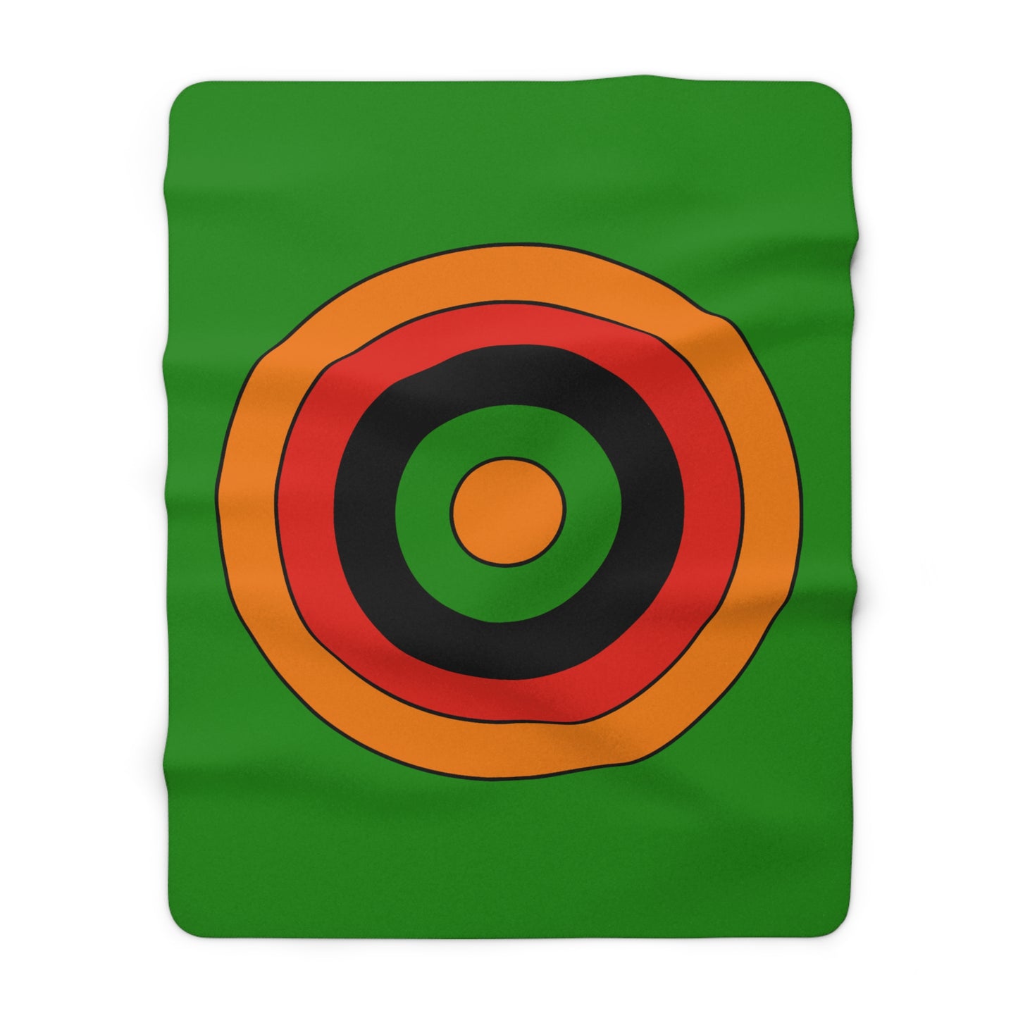 Zambia Retro Target Blanket Throw
