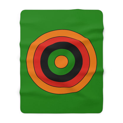 Zambia Retro Target Blanket Throw