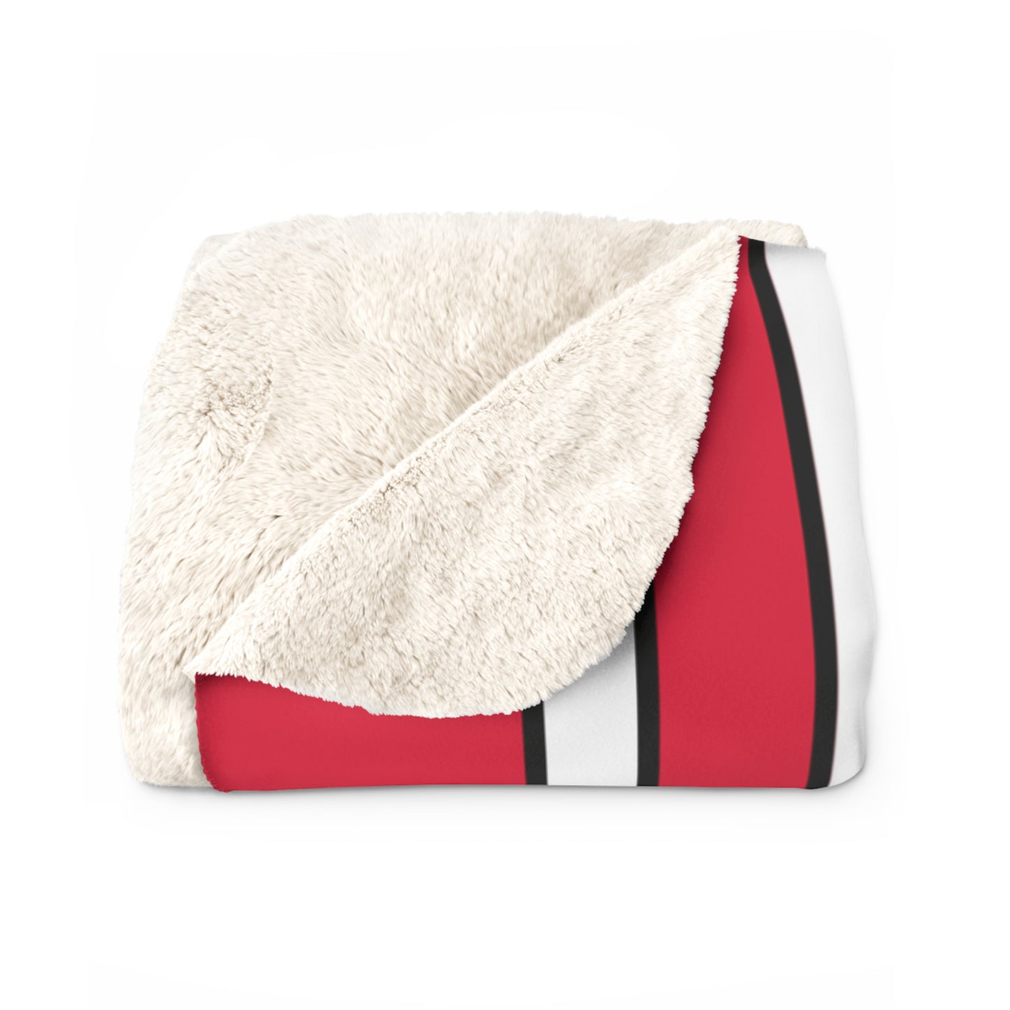 Poland Retro Stripes Blanket Throw