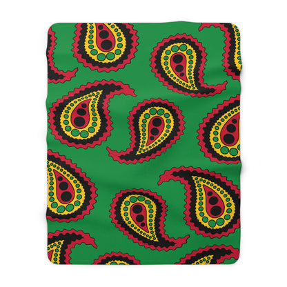Vanuatu Retro Paisley Blanket Throw